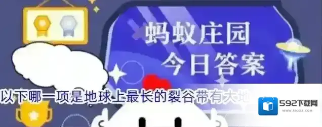 以下哪一项是地球上最长的裂谷带有大地伤疤的称号