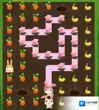 兔子复仇记五针松34关怎么过 Patchmania五针松第34关攻略