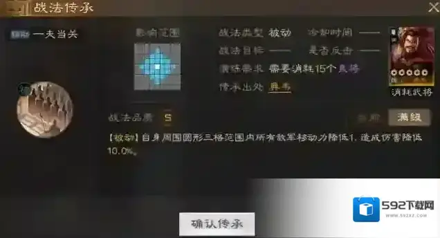 三国志战棋版一夫当关战法