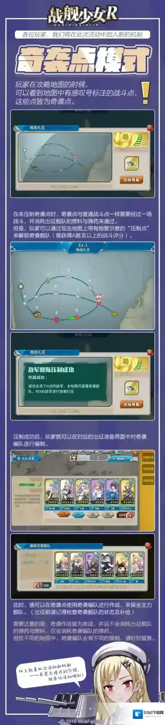 战舰少女r奇袭点模式是什么 战舰少女r奇袭点模式讲解
