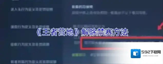 王者营地禁赛