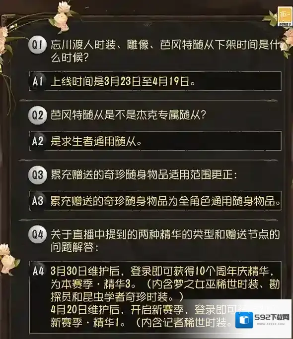 第五人格周年庆
