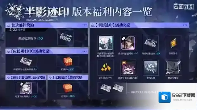 少女前线云图计划  ⭐全新活动【半影迹印】现已开启⭐