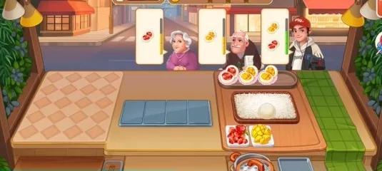 楼下的早餐店出餐