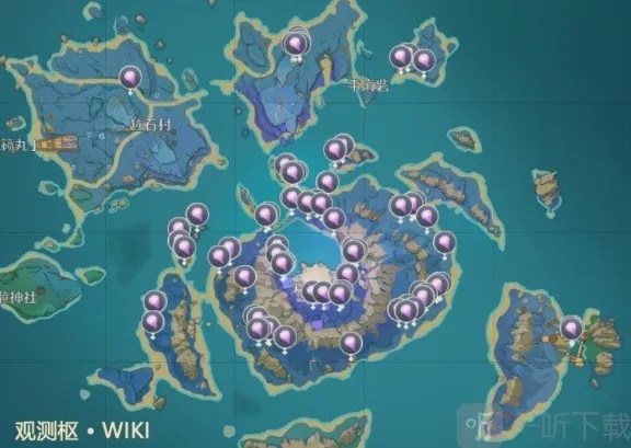 原神雷神突破材料采集路线 原神天云草实采集路线