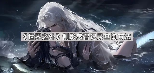 《世界之外》侧影感召记录查询方法