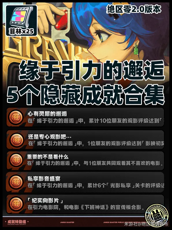 《绝区零》：缘于引力的邂逅隐藏成就技巧