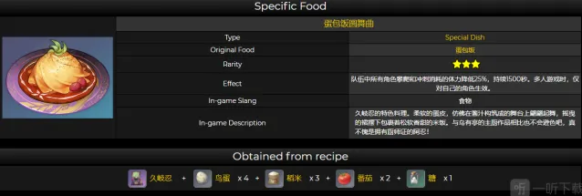 原神2.7版本新料理加食谱配方详情教程