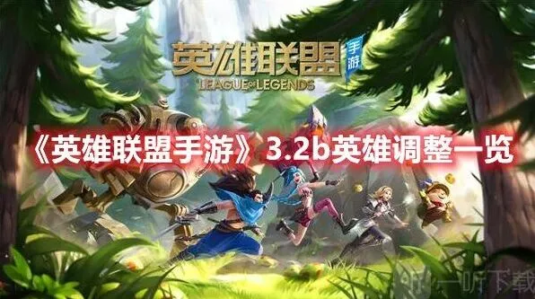 英雄联盟手游3.2b版本更新内容说明