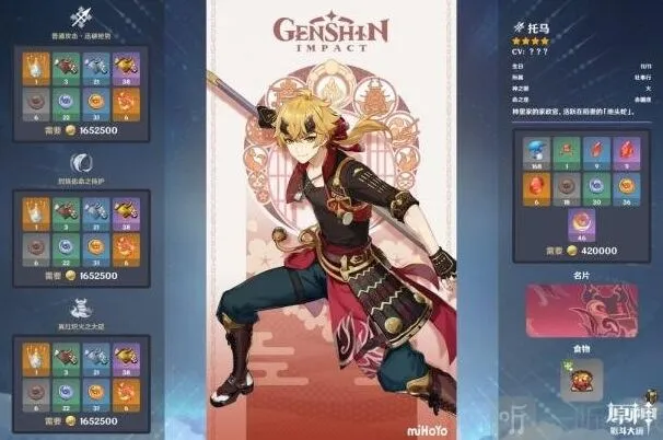 原神托马圣遗物搭配技巧分享