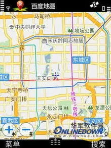 百度地图上
