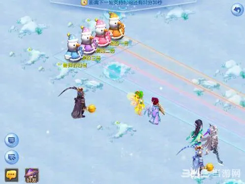 梦幻西游雪人蹦蹦跳比赛流程