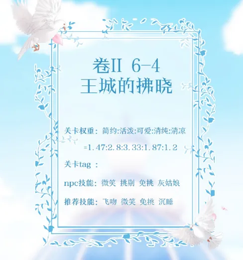 奇迹暖暖王城的拂晓高分S通关指南
