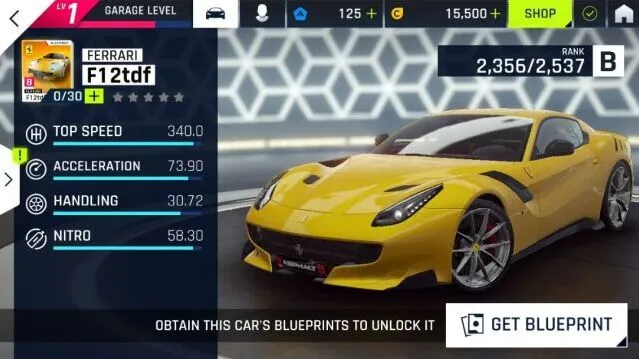 狂野飙车9F12tdf怎么样 性能数据完整攻略