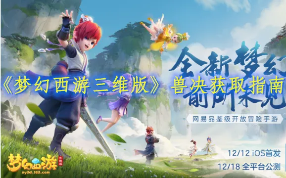 梦幻西游三维版兽决获取指南