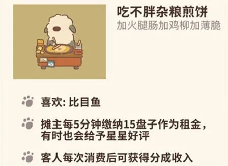 动物餐厅杂粮煎饼解锁方式与菜品作用介绍