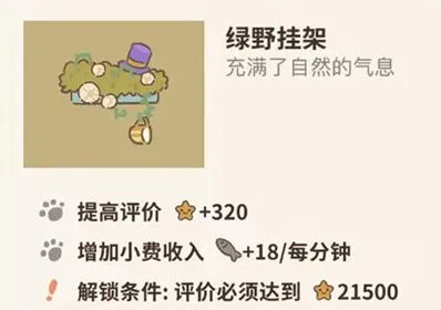 动物餐厅绿野挂架获得条件攻略