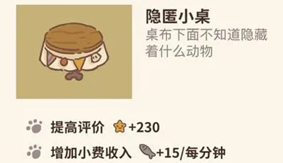 动物餐厅隐匿小桌作用与收益分析指南
