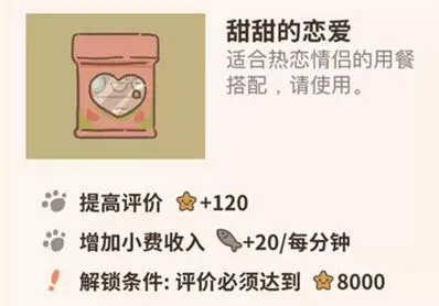 动物餐厅甜甜的恋爱解锁条件详细攻略