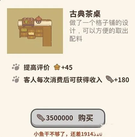 动物餐厅古典茶桌获取技巧