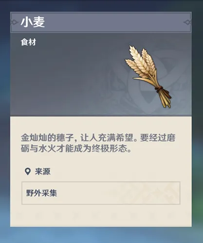 原神小麦获得全攻略