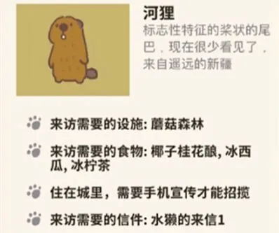 动物餐厅河狸怎么招 条件介绍
