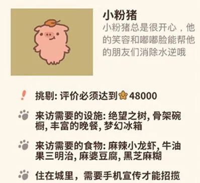 动物餐厅小粉猪解锁攻略详解