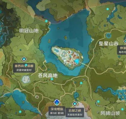 原神蒙德地灵龛收集教程