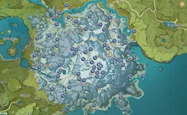 原神星银矿石哪里最多 采集路线详解