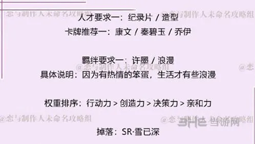 恋与制作人许墨