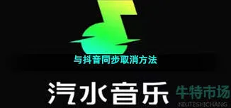 汽水音乐关闭抖音同步设置