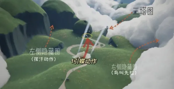 光遇云野挥手先祖寻找指南