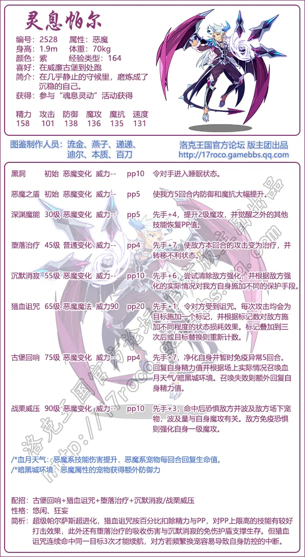洛克王国相关攻略帕尔