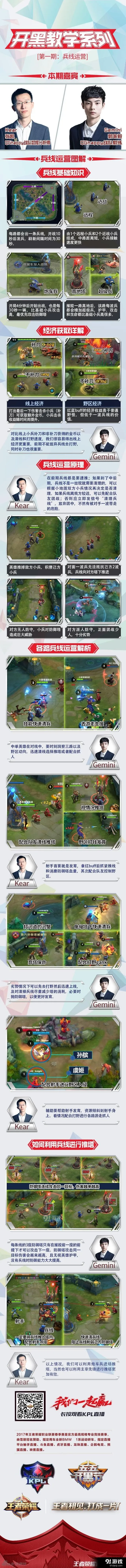 《王者荣耀》兵线也需要运营开黑教程