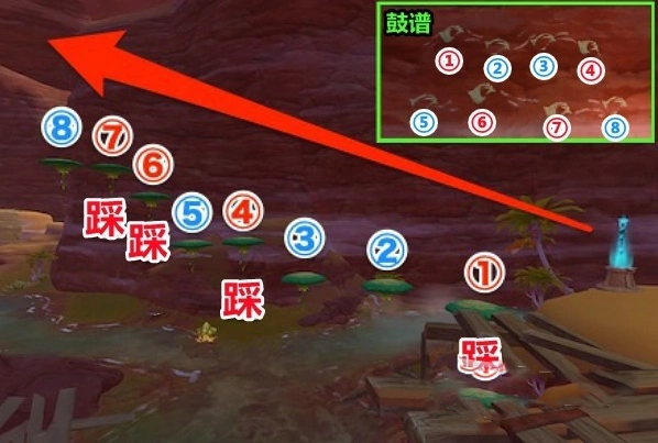 原神3.6奇鼓跳跳菇位置指南