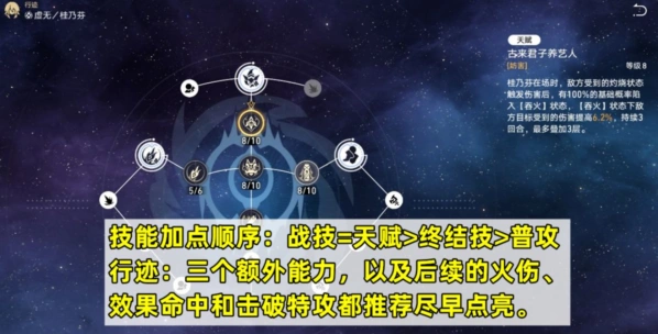 《崩坏星穹铁道》藿藿技能加点玩法指南