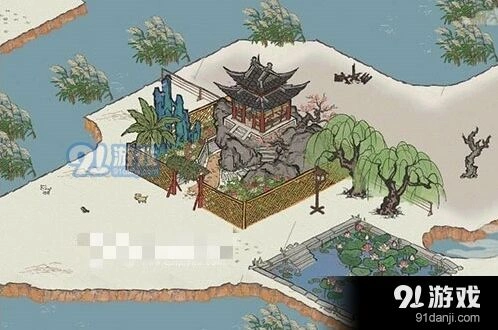 江南百景图牡丹亭位置安排指南
