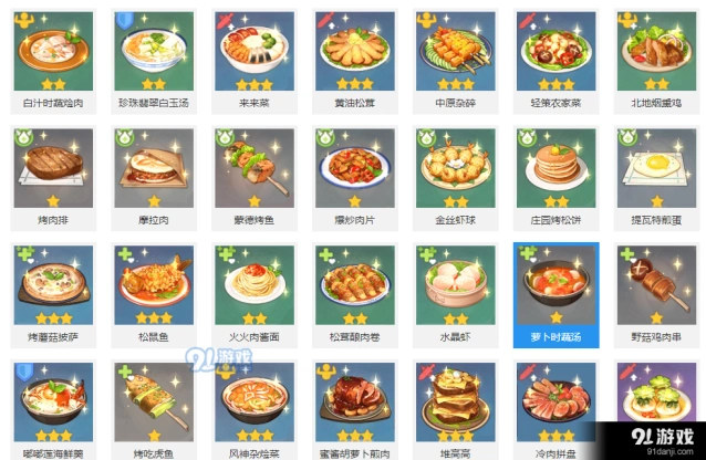 原神萝卜时蔬汤怎么做配方分享