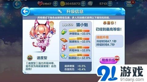 天天酷跑猫小魅多人对战表现实测攻略