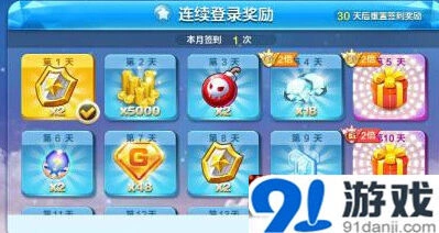 《天天酷跑》8月签到奖励终极版