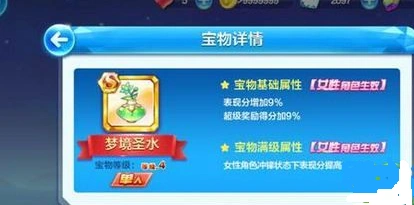 天天酷跑梦境圣水黄金奖池宝物介绍