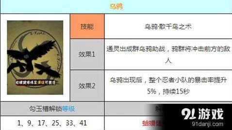 火影忍者手游通灵兽乌鸦怎么用