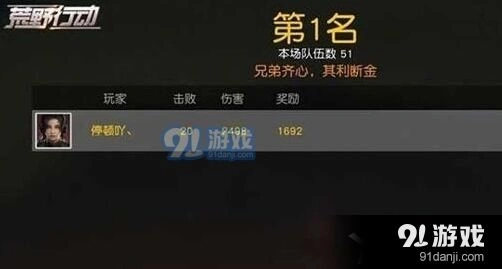 荒野行动第一名奖励介绍 金币收益指南