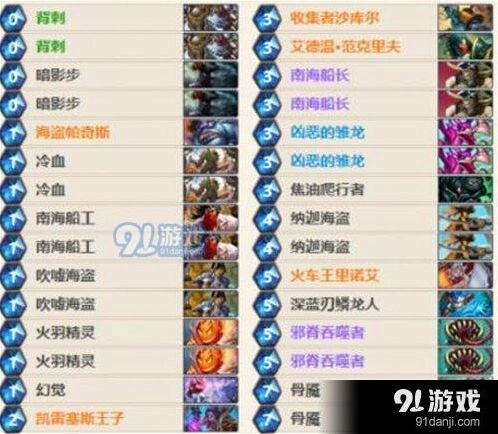 海盗王子贼卡组构筑 炉石传说攻略
