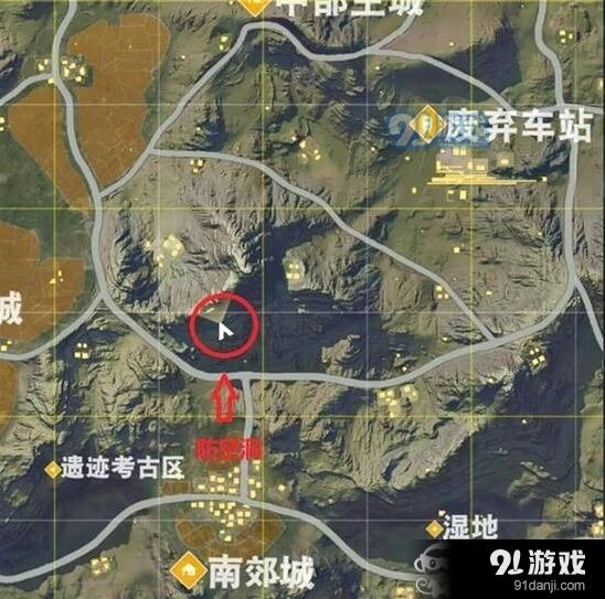 荒野行动防空洞位置与进入技巧教程