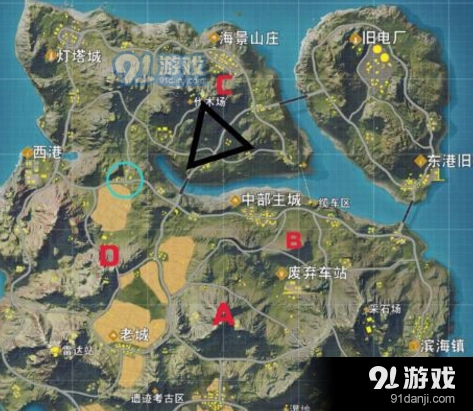 荒野行动单人降落点全面攻略