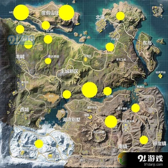 荒野行动中级资源点实战指南