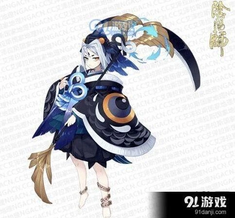 阴阳师黑童子水纹墨鳞皮肤效果展示