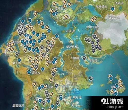 原神矿石分布位置实用技巧
