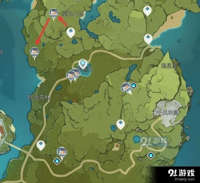 原神蒲公英籽采集路线详细攻略